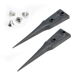 Electron Microscopy Sciences&nbsp;Dumont Style E15 ESD Replaceable Tweezer Tips, 5.35 mm Tip width, 0.3 mm Tip thickness,  OAL