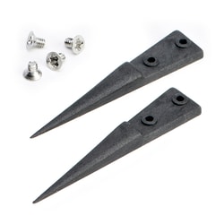 Electron Microscopy Sciences&nbsp;Dumont Style E16 ESD Replaceable Tweezer Tips, 0.25 mm Tip width, 0.15 mm Tip thickness,  OAL