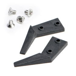 Electron Microscopy Sciences&nbsp;Dumont Style E52 ESD Replaceable Tweezer Tips, 2.5 mm Tip width, 0.7 mm Tip thickness,  OAL