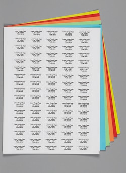 Electron Microscopy Sciences&nbsp;Tough-Tag Labels 22 x 22 mm, Rainbow