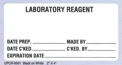 Electron Microscopy Sciences Laboratory Reagent Container Labels Model