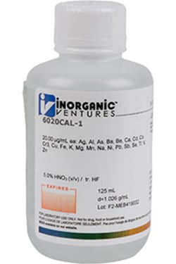 Inorganic Ventures 6020V9 CALIBRATION SOLN 125mL