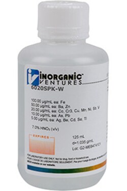 Inorganic Ventures 6020 WATER SPIKE SOLN 125mL