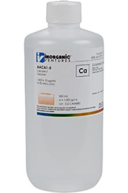 Inorganic Ventures 1000µg/mL CALCIUM 500mL, Quantity: Each of 1