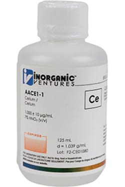 Inorganic Ventures&nbsp;1000µg/mL CERIUM 125mL