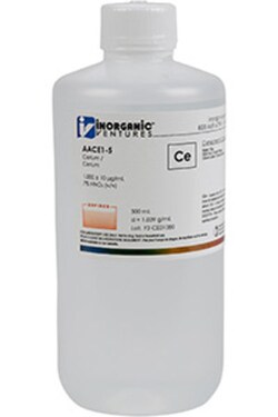 Inorganic Ventures&nbsp;1000µg/mL CERIUM 500mL