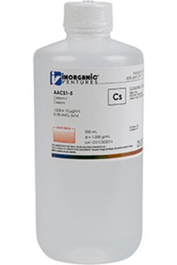 Inorganic Ventures 1000ug mL CESIUM 500mL (Inorganic Ventures), Quantity: