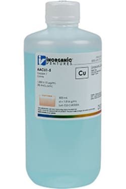 Inorganic Ventures 1000ug mL COPPER 500mL (Inorganic Ventures), Quantity: