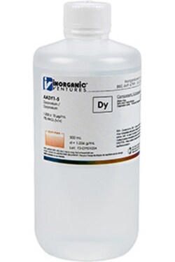 Inorganic Ventures&nbsp;1000µg/mL DYSPROSIUM 500mL