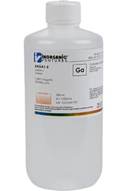 Inorganic Ventures 1000µg/mL GALLIUM 500mL, Quantity: Each of 1