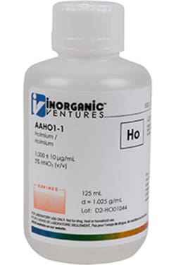 Inorganic Ventures&nbsp;1000µg/mL HOLMIUM 125mL