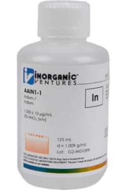 Inorganic Ventures&nbsp;1000µg/mL INDIUM 125mL