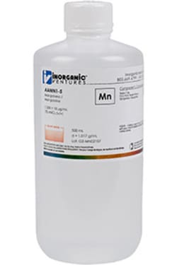 Inorganic Ventures&nbsp;1000µg/mL MANGANESE 500mL