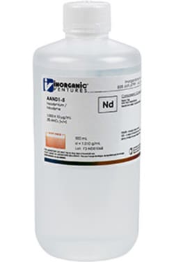 Inorganic Ventures&nbsp;1000µg/mL NEODYMIUM 500mL