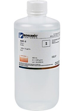 Inorganic Ventures&nbsp;1000µg/mL SULFUR 500mL