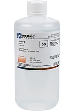 Inorganic Ventures&nbsp;1000µg/mL ANTIMONY 500mL