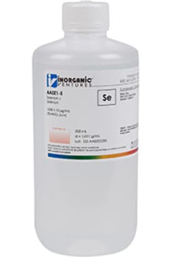 Inorganic Ventures 1000µg/mL SELENIUM 500mL, Quantity: Each of 1