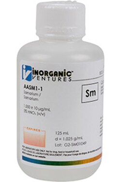 Inorganic Ventures&nbsp;1000µg/mL SAMARIUM 125mL
