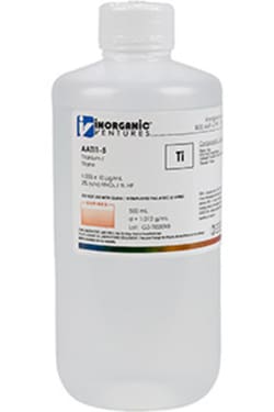 Inorganic Ventures&nbsp;1000µg/mL TITANIUM 500mL