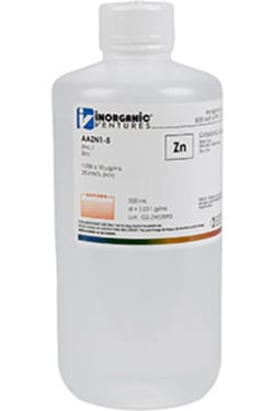 Inorganic Ventures&nbsp;1000µg/mL ZINC 500mL