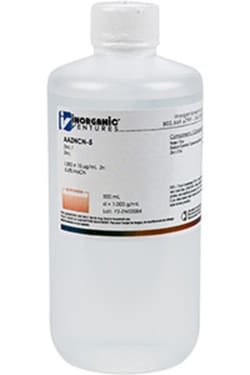 Inorganic Ventures 1000µg/mL ZINC NaCN 500mL