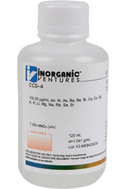 Inorganic Ventures ICP ALKALI ALKALINE STD 125mL