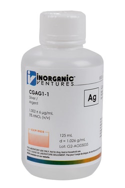 Inorganic Ventures 1000ug mL SILVER 125mL (Inorganic Ventures), Quantity: