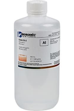 Inorganic Ventures 10 000µg/mL ALUMINUM 500mL