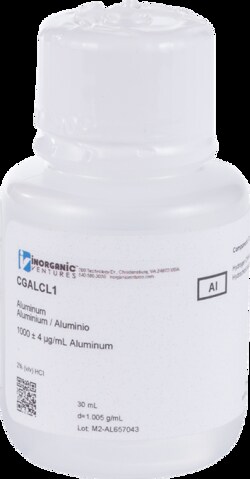 Inorganic Ventures 1000µg/mL ALUMINUM HCL 30mL