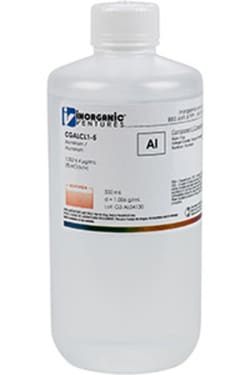 Inorganic Ventures 1000µg/mL ALUMINUM HCL 500mL