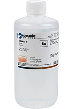 Inorganic Ventures 10 000ug mL BARIUM 500mL (Inorganic Ventures), Quantity: