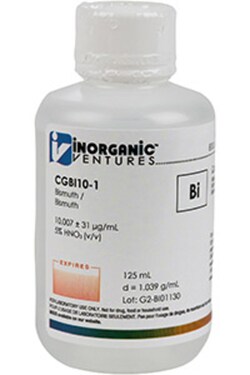 Inorganic Ventures 10 000ug mL BISMUTH 125mL (Inorganic Ventures), Quantity: