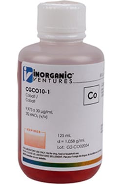 Inorganic Ventures 10 000µg/mL COBALT 125mL
