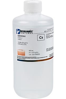 Inorganic Ventures 10 000µg/mL CESIUM 500mL