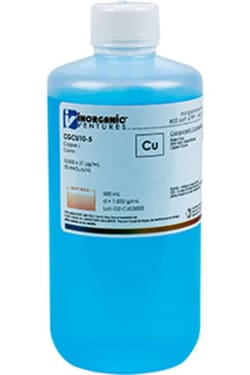 Inorganic Ventures 10 000ug mL COPPER 500mL (Inorganic Ventures), Quantity:
