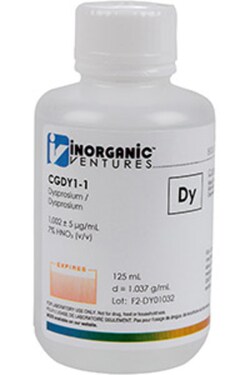 Inorganic Ventures 1000µg/mL DYSPROSIUM 125mL