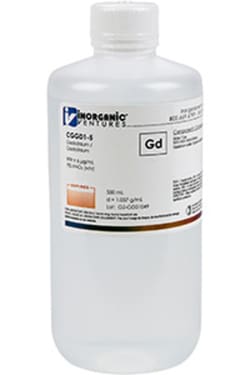 Inorganic Ventures&nbsp;1000µg/mL GADOLINIUM 500mL