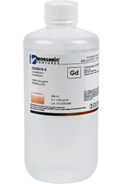 Inorganic Ventures 10 000ug mL GADOLINIUM 500mL (Inorganic Ventures), Quantity: