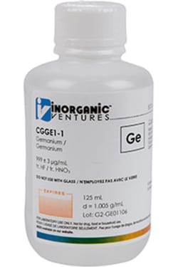 Inorganic Ventures 1000µg/mL GERMANIUM 125mL