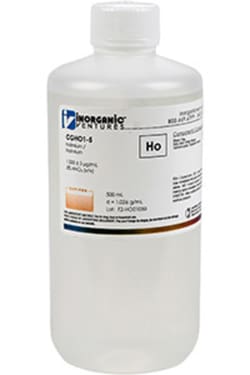 Inorganic Ventures 1000µg/mL HOLMIUM 500mL