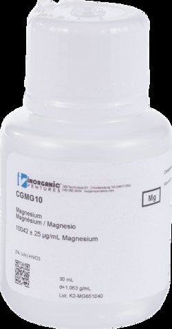 Inorganic Ventures&nbsp;10 000µg/mL MAGNESIUM 30mL