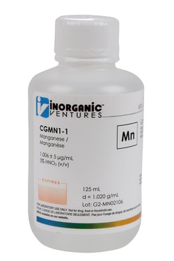 Inorganic Ventures&nbsp;1000µg/mL MANGANESE 125mL