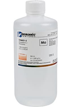 Inorganic Ventures 1000µg/mL MOLYBDENUM 500mL