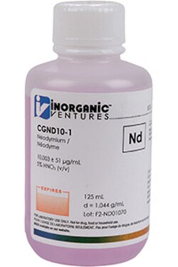 Inorganic Ventures&nbsp;10 000µg/mL NEODYMIUM 125mL