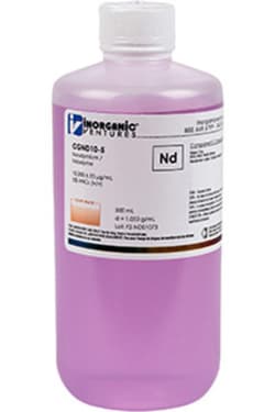 Inorganic Ventures 10 000µg/mL NEODYMIUM 500mL