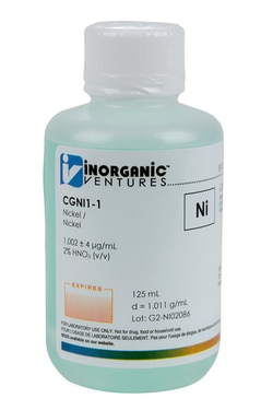 Inorganic Ventures 1000µg/mL NICKEL 125mL