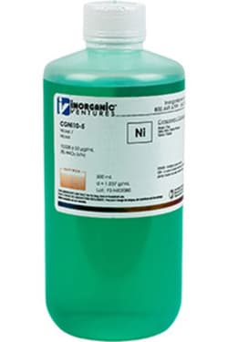 Inorganic Ventures 10 000µg/mL NICKEL 500mL, Quantity: Each of 1