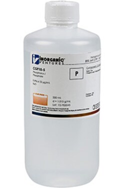 Inorganic Ventures 10 000ug mL PHOSPHORUS 500mL (Inorganic Ventures), Quantity:
