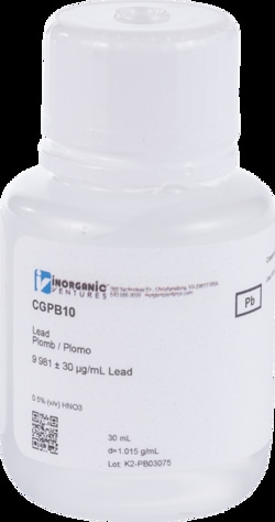 Inorganic Ventures 10 000µg/mL LEAD 30mL