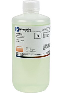 Inorganic Ventures 1000µg/mL PRASEODYMIUM 500mL